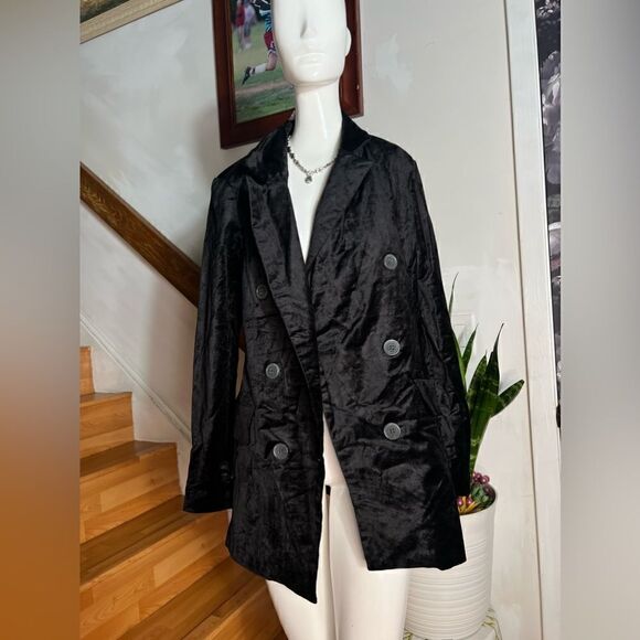 Free People Velvet Cosmo Blazer/ size XS - Picture 7 of 10